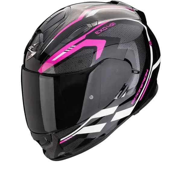 Scorpion EXO-491 Kripta Black-Pink-White Full Face Helmet Size M