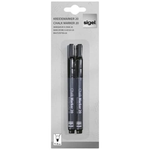 Sigel Sigel BA177 BA177 Chalk Black 1 mm, 2mm BA177