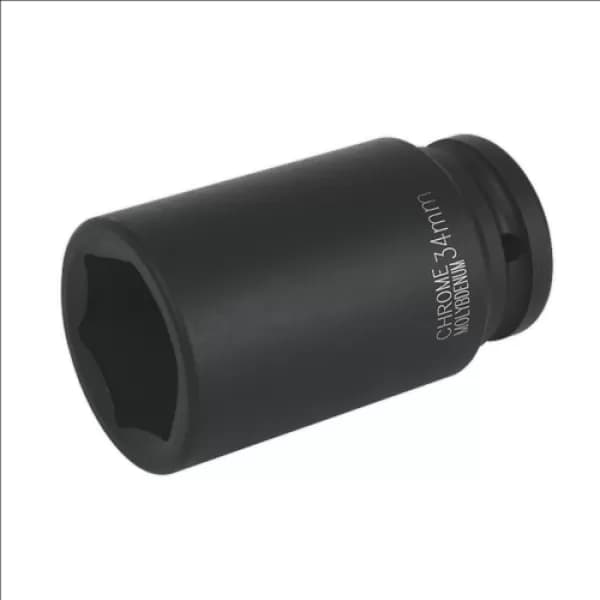 Genuine SEALEY IS3434D Impact Socket 34mm Deep 3/4Sq Drive