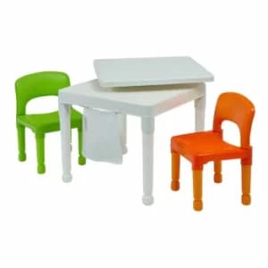 Liberty House Toys Multipurpose Activity Table Set with Storage Bag, white