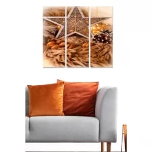 MDF3871393_ Multicolor Decorative MDF Painting (3 Pieces)