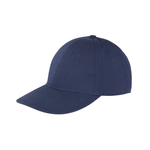 Result Result Men Memphis 6 Panel Brushed Cotton Low Profile Baseball Cap in Navy Navy One Size Male 5063470734542