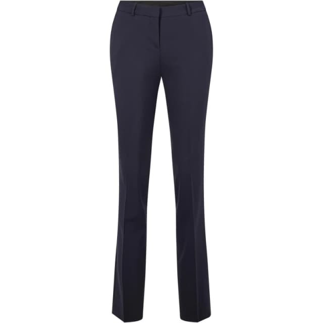 Boss Womens Tamea Slim Fit Trousers Open Blue female 4 (XXS)