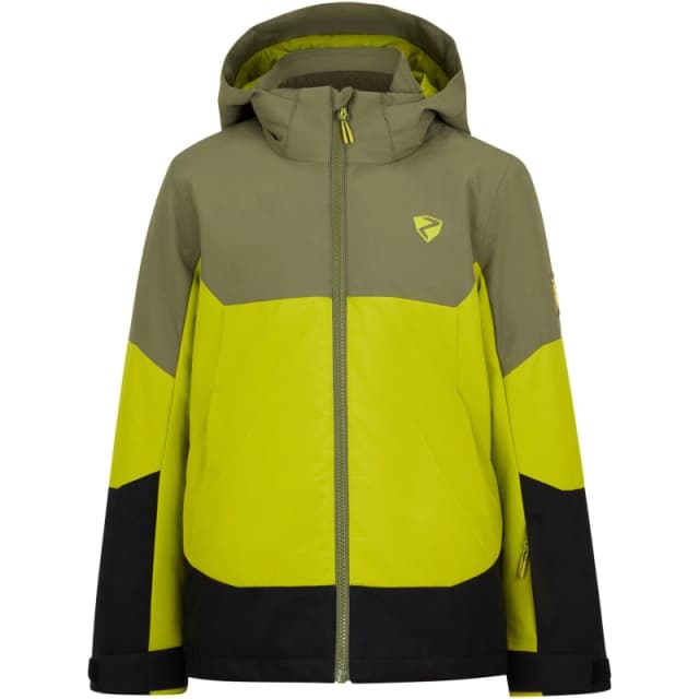 Ziener Kids Agimo Ski Jacket Green/Black male 5-6 (XS)