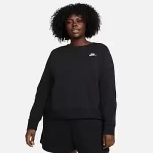Womens Nike Sportswear Club Fleece Crewneck (Plus Size)