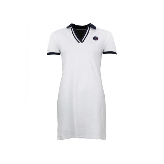 Womens polo shirt Peak Mountain Asfori Blanc Female L