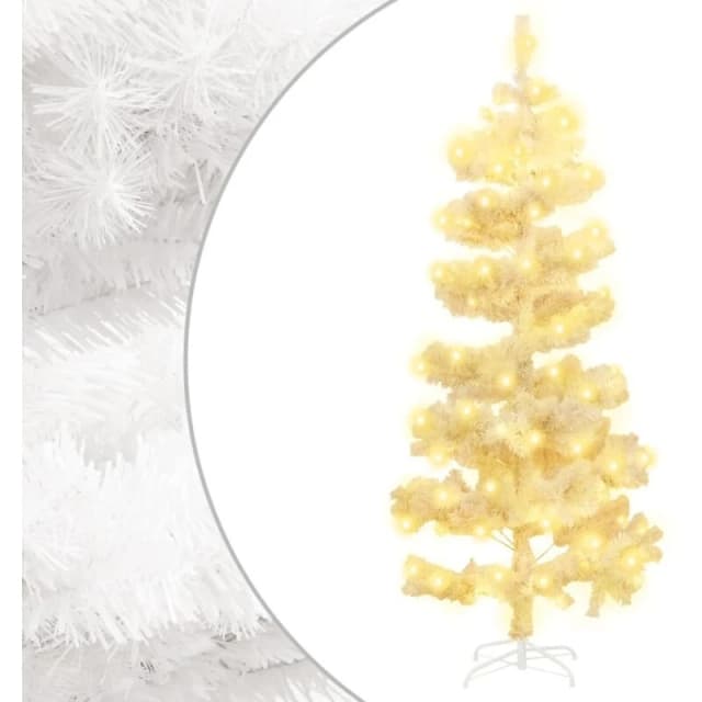 VIDAXL Vidaxl - Swirl Pre-lit Christmas Tree with Stand White 150cm pvc 8720287021230