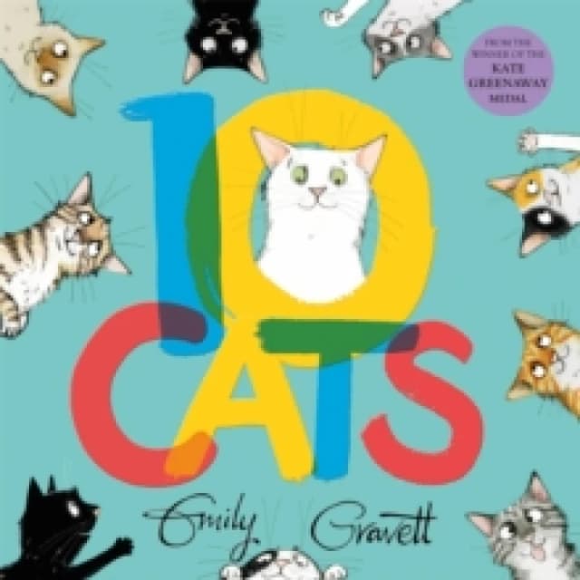 Emily Gravett 10 Cats Book Multi unisex