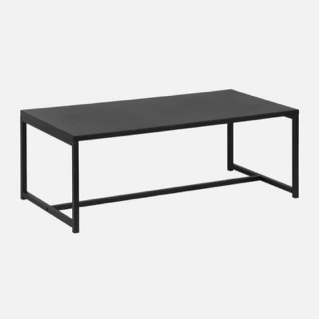 sweeek Metal Coffee Table With Metal Legs Black