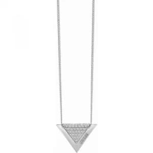 Ladies Guess Rhodium Plated Revers Necklace
