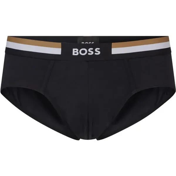 Boss Hugo Boss Stripe Briefs Mens - Black M