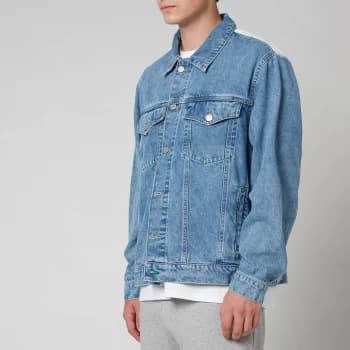 Tommy Jeans Mens Oversized Trucker Jacket - Denim Light - L