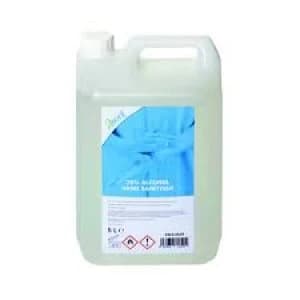 2Work 70 Percent Alcohol Hand Sanitiser Gel 5L 2W31829