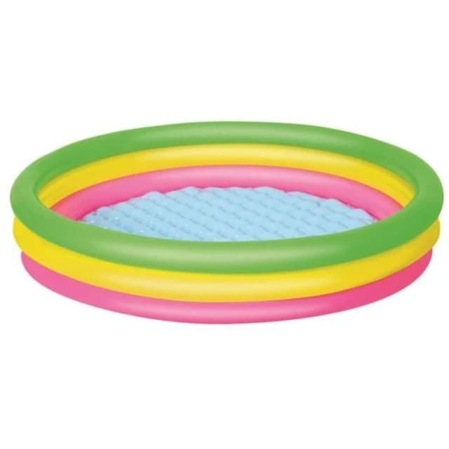 Inflatable Rainbow Paddling Swimming Pool For Children Bestway 51103 152X30Cm