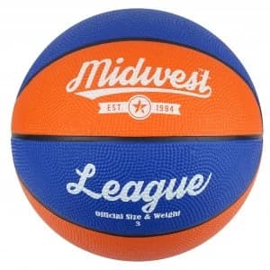 Midwest League Basketball Blue/Orange Size 3