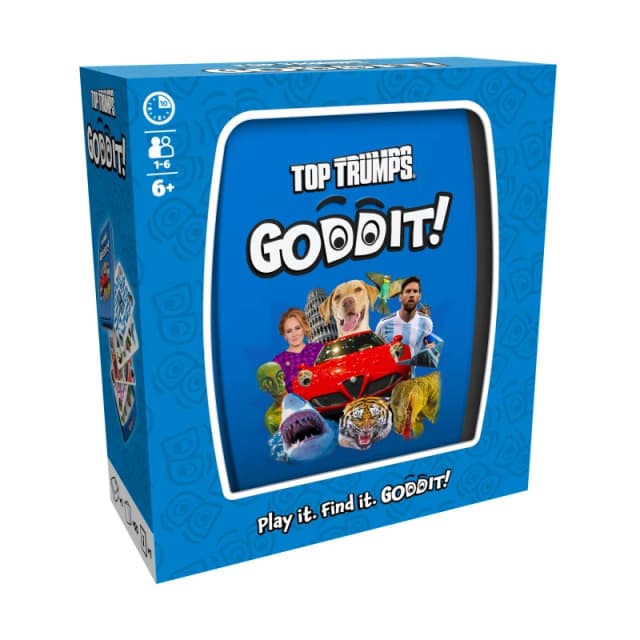 Top Trumps Original Goddit! Card Game for Kids and Adults Family Game Travel Game 1 to 6 Players Makes a Great Gift for Ages 6 plus