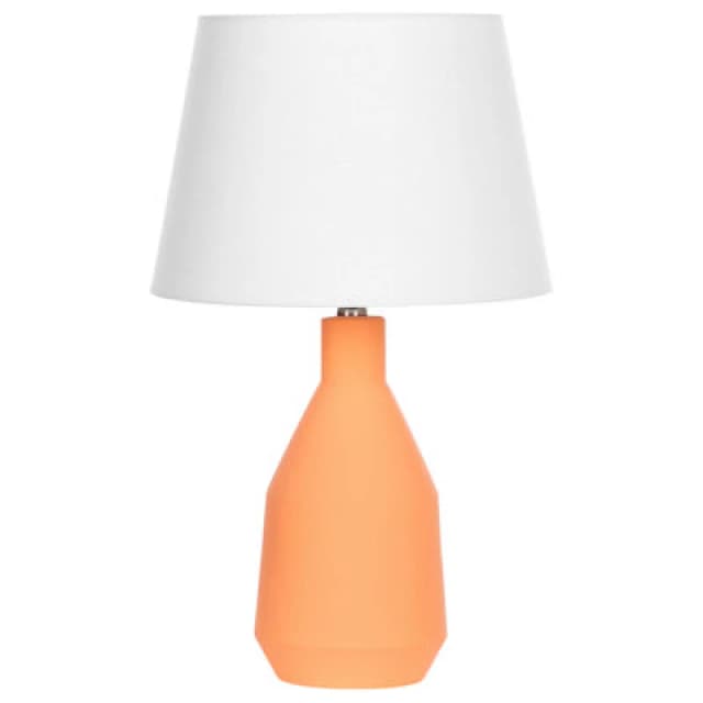 Beliani Table Lamp Lambre Ceramic Orange