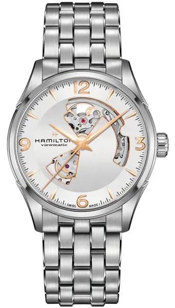 Hamilton Watch Jazzmaster Open Heart - Silver HM-959