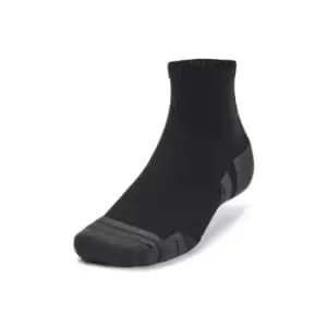 Under Armour Performance Tech 3pk Qtr Socks Black - M