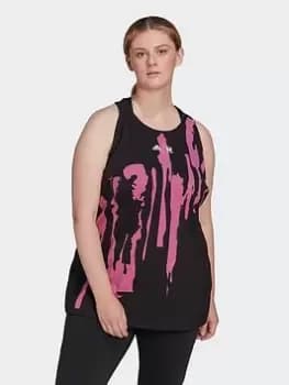 adidas X Thebe Magugu Tennis New York Y-tank Top (plus Size), Beige, Size 1X, Women