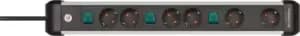 Brennenstuhl 1391030601 power extension 3m 6 AC outlet(s) Indoor...