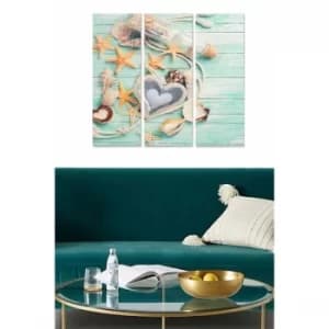 MDF262793924 Multicolor Decorative MDF Painting (3 Pieces)