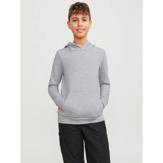 Jack and Jones Bradley Hoodie Juniors - Grey Grey 9 - 10 Years
