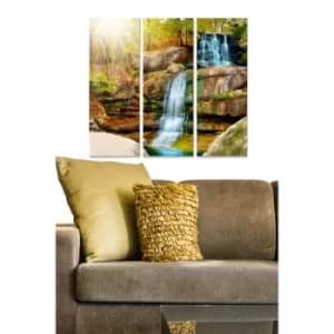 MDF88479376 Multicolor Decorative MDF Painting (3 Pieces)