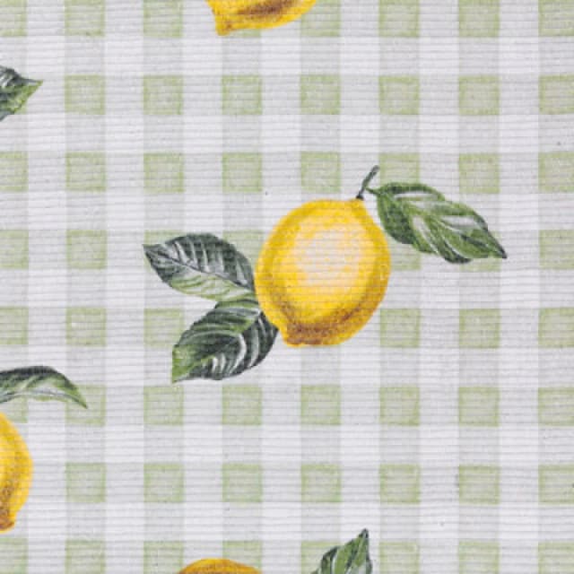 Furn. Fruits Lemon Striped Indoor/outdoor Rug
