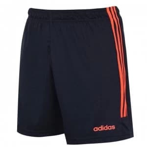 adidas Mens Sereno Training Shorts - Navy/Orange