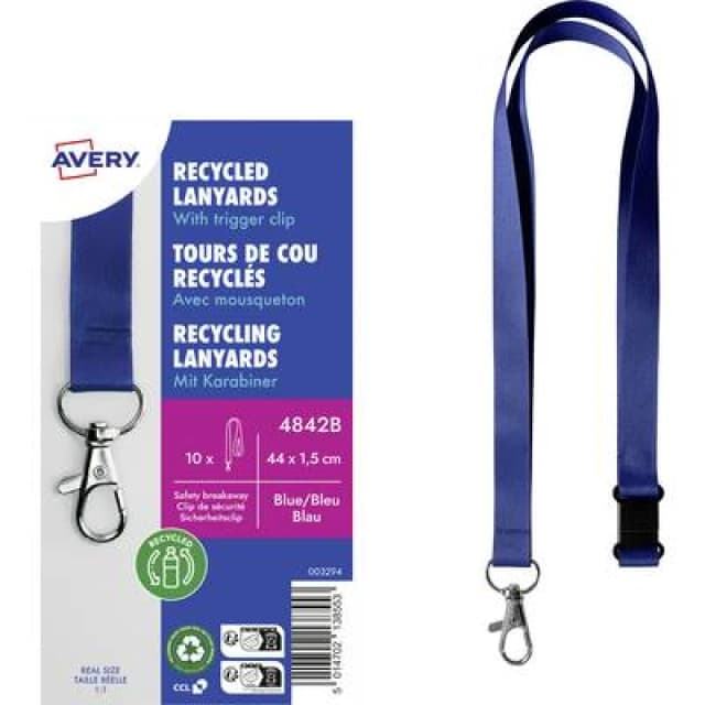 Avery-Zweckform Avery-Zweckform 4842B Fabric ribbon (L x W) 440 mm x 15mm 10 pc(s) 4842B