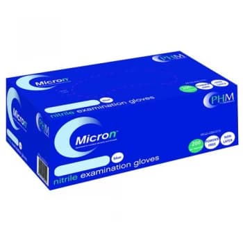 Handsafe Powder-Free Nitrile Gloves Large Blue Pack of 200 GN90