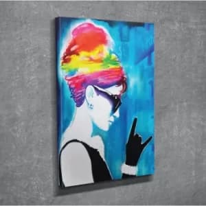 DC125 Multicolor Decorative Canvas Painting