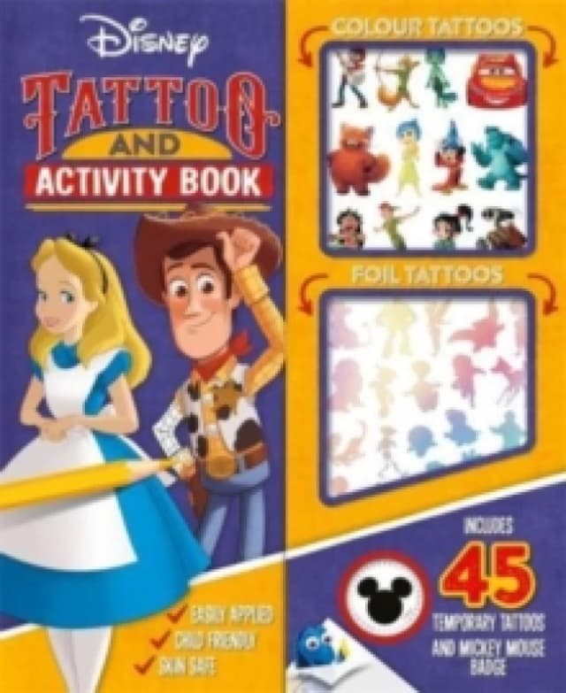 Disney: Tattoo and Activity Book Paperback / softback