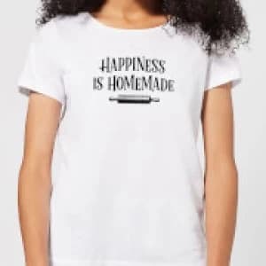 Happiness Is Homemade Womens T-Shirt - White - 3XL