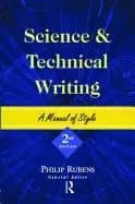 science and technical writing a manual of style