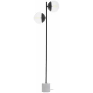 Premier Housewares - Floor Lamp Tall Reading Light Tripod Floor Lamps For Living Room / Bedroom Modern Standing Lamp 44 x 158 x 44