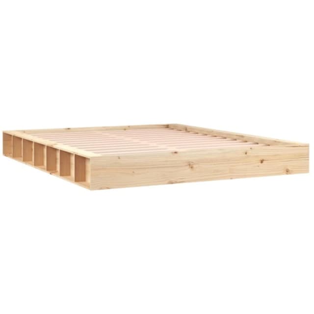 VIDAXL Bed Frame without Mattress 140x200cm Solid Wood Vidaxl 8720287135647