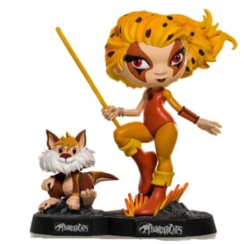 Iron Studios Thundercats Mini Co. PVC Figure Cheetara & Snarf 13 cm