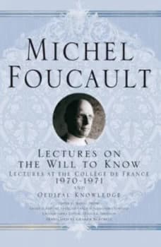 Lectures on the Will to Know by M. Foucault Paperback