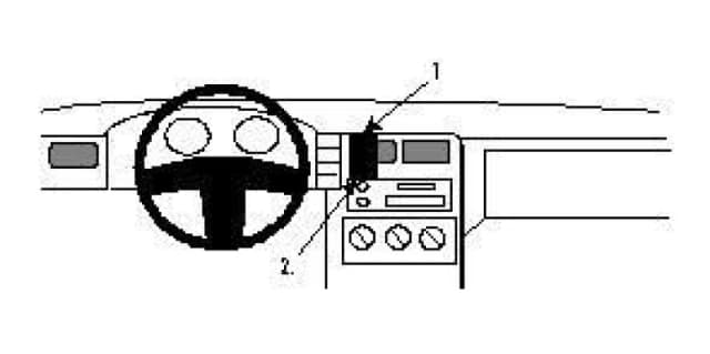 Brodit ProClip Polo 95-97: ONLY for