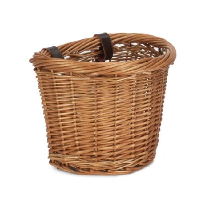 Red Hamper H042 Wicker Heritage Oval Bicycle Bike Basket
