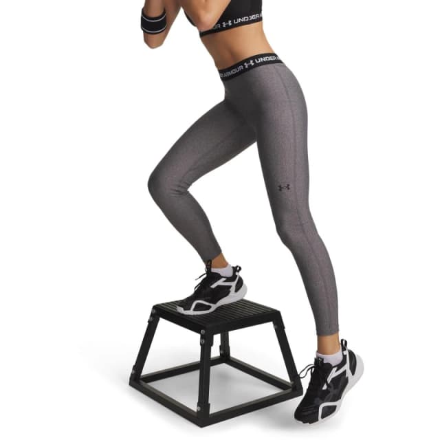 Under Armour UA HeatGear Legging Ld63 Charcoal/Black female 8 (XS)