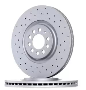 ZIMMERMANN Brake disc 100.1240.52 Brake rotor,Brake discs VW,AUDI,SKODA,Golf IV Schragheck (1J1),POLO (9N_),Golf IV Variant (1J5),Bora Limousine (1J2)