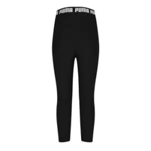 Puma Strong High Waisted Tights Junior Girls - Black