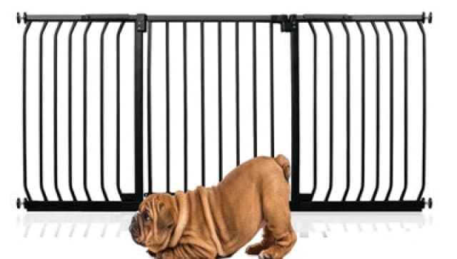 Bettacare Elite Pressure Dog Gate, 170Cm - 179Cm, Matt Black, Pressure Fit Pet Gate For Dog And Puppy