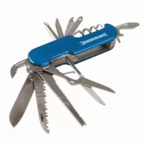 Silverline Pocket Knife 14-Function - 75mm