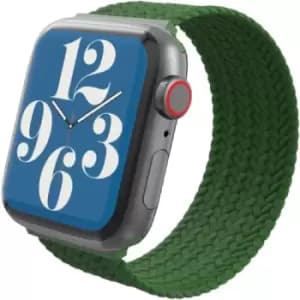 GEAR4 Braided Bands Apple Watch 45/44/42mm FG LG Forest Green