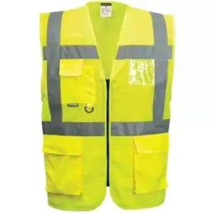 Portwest C496YERXS - sz XS Madrid Executive Mesh Vest - Yellow - Yellow
