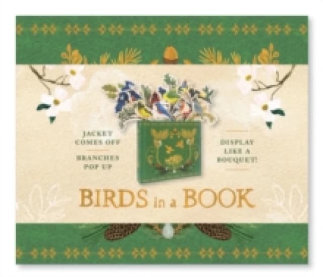 Birds in a Book (A Bouquet in a Book): Jacket Comes Off. Branches Pop Up. Display Like a Bouquet! Hardback